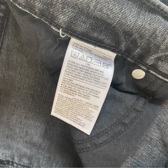 Old Navy Boyfriend Midrise Straight Tapered Jeans 8 - Picture 7 of 8